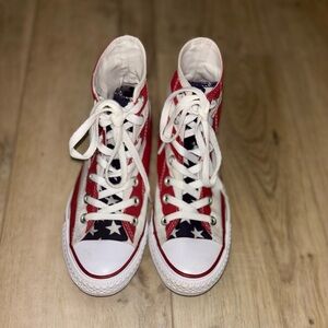 Converse Chuck Taylor All Star High Top American Flag Stars & Stripes Size US 7